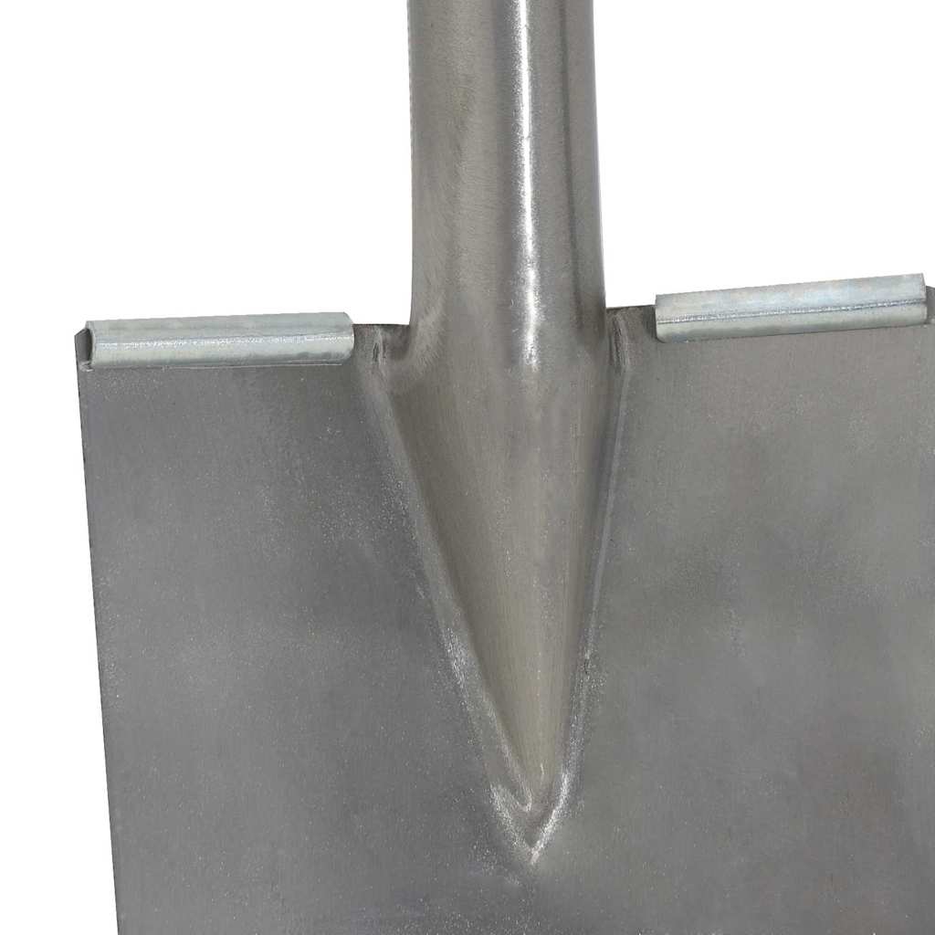 Spadehode 4 pcs sølv 43 x 17 cm Pulverlakkert stål