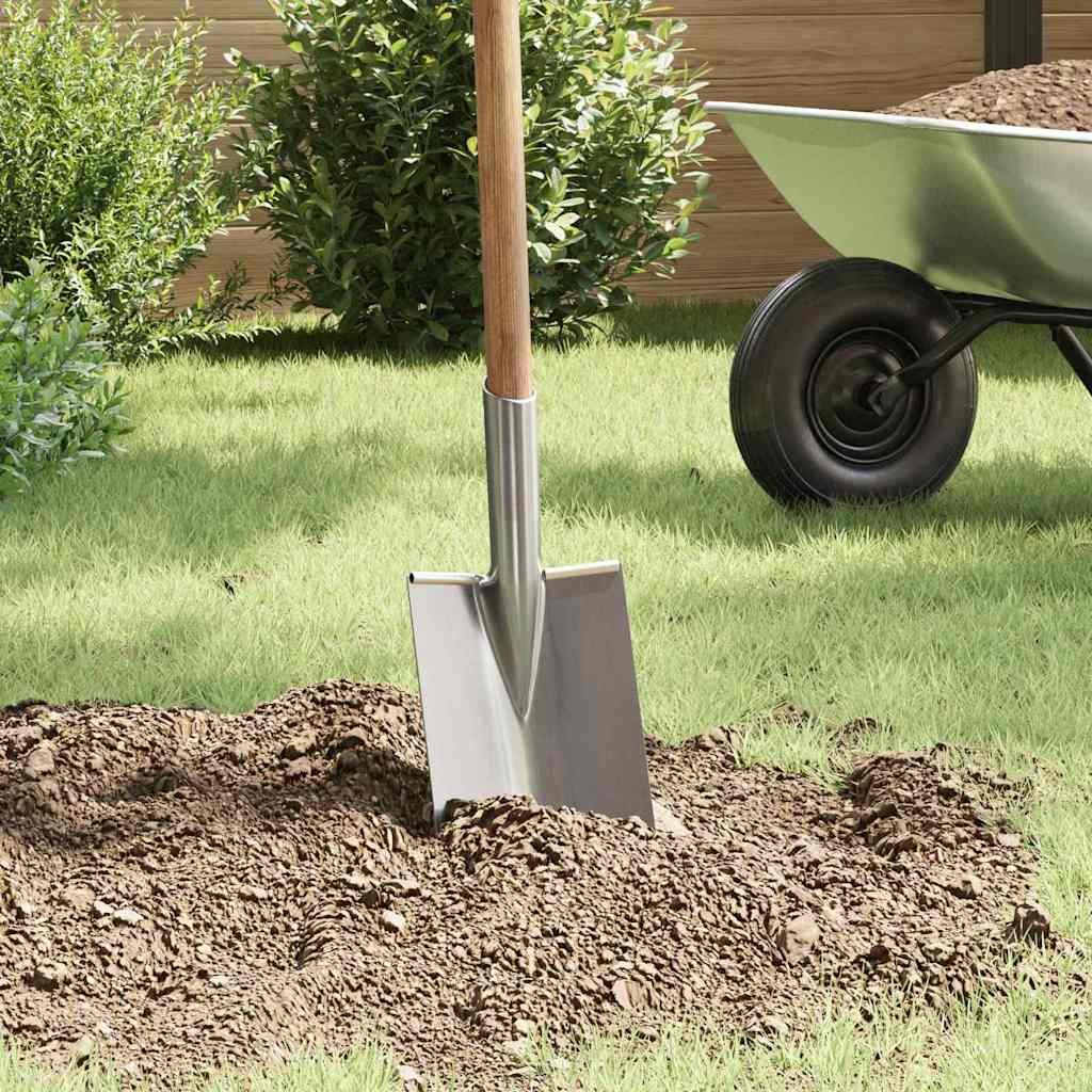 Spadehode 4 pcs sølv 43 x 17 cm Pulverlakkert stål