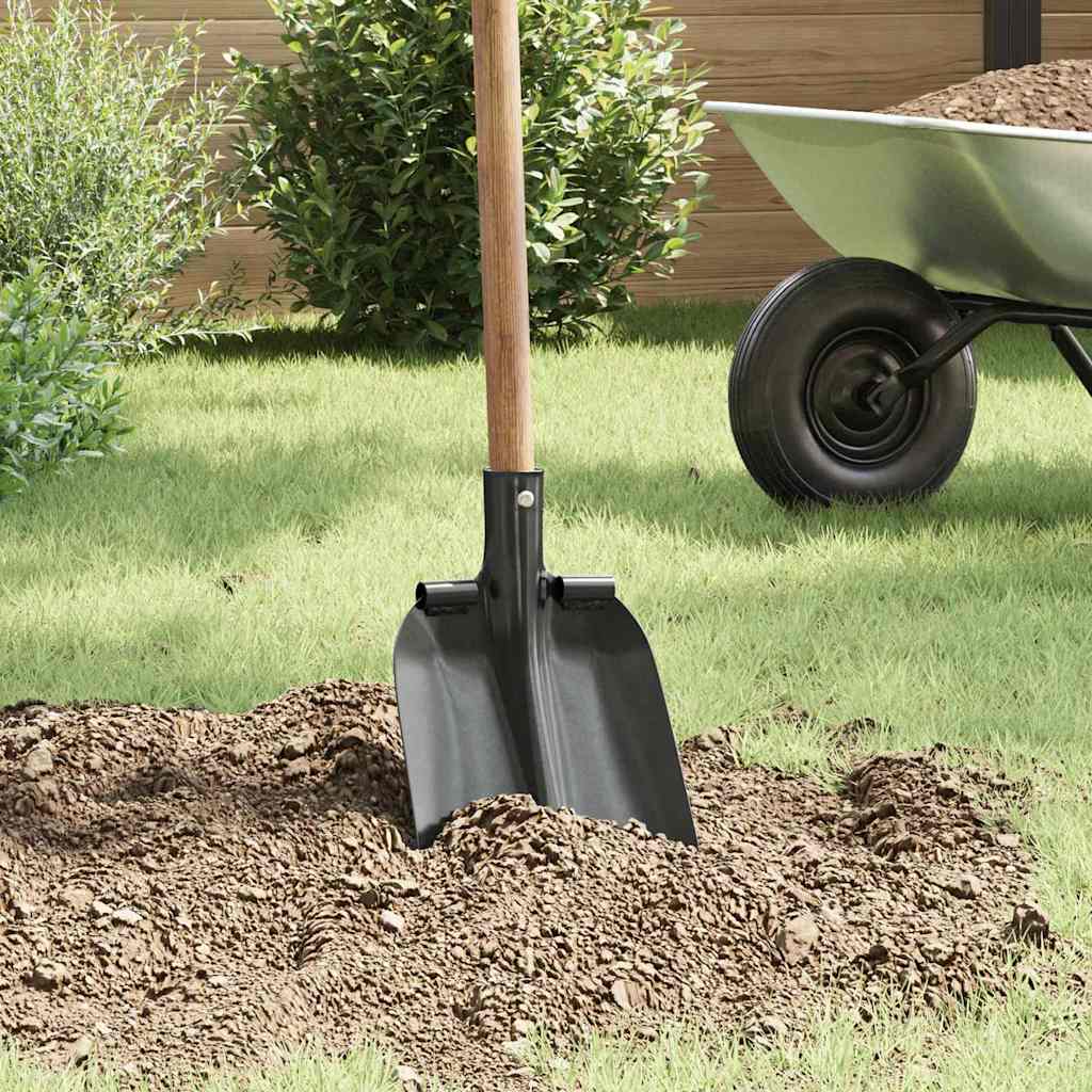 Spadehode sølv 33 x 21 cm Pulverlakkert stål