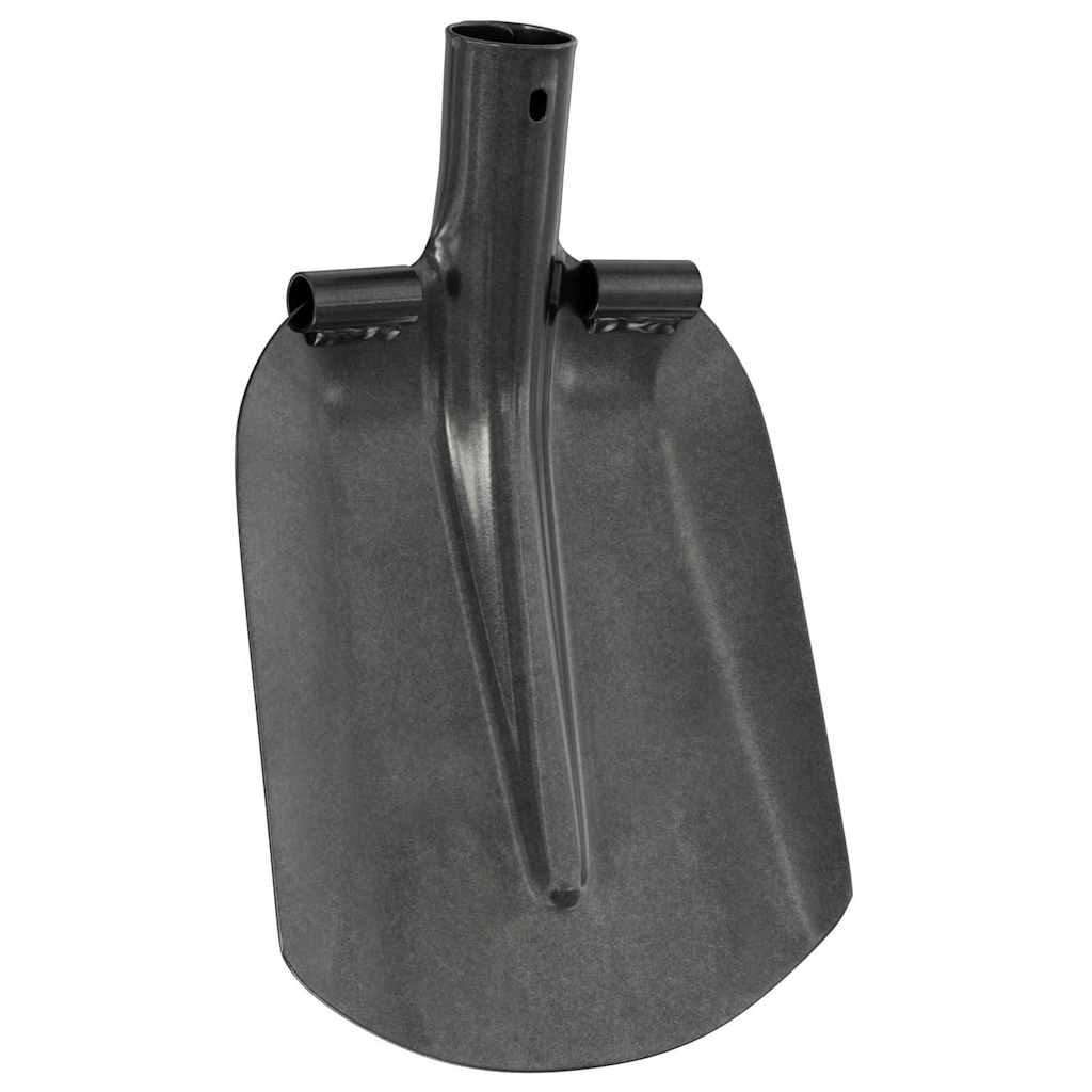 Spadehode sølv 33 x 21 cm Pulverlakkert stål