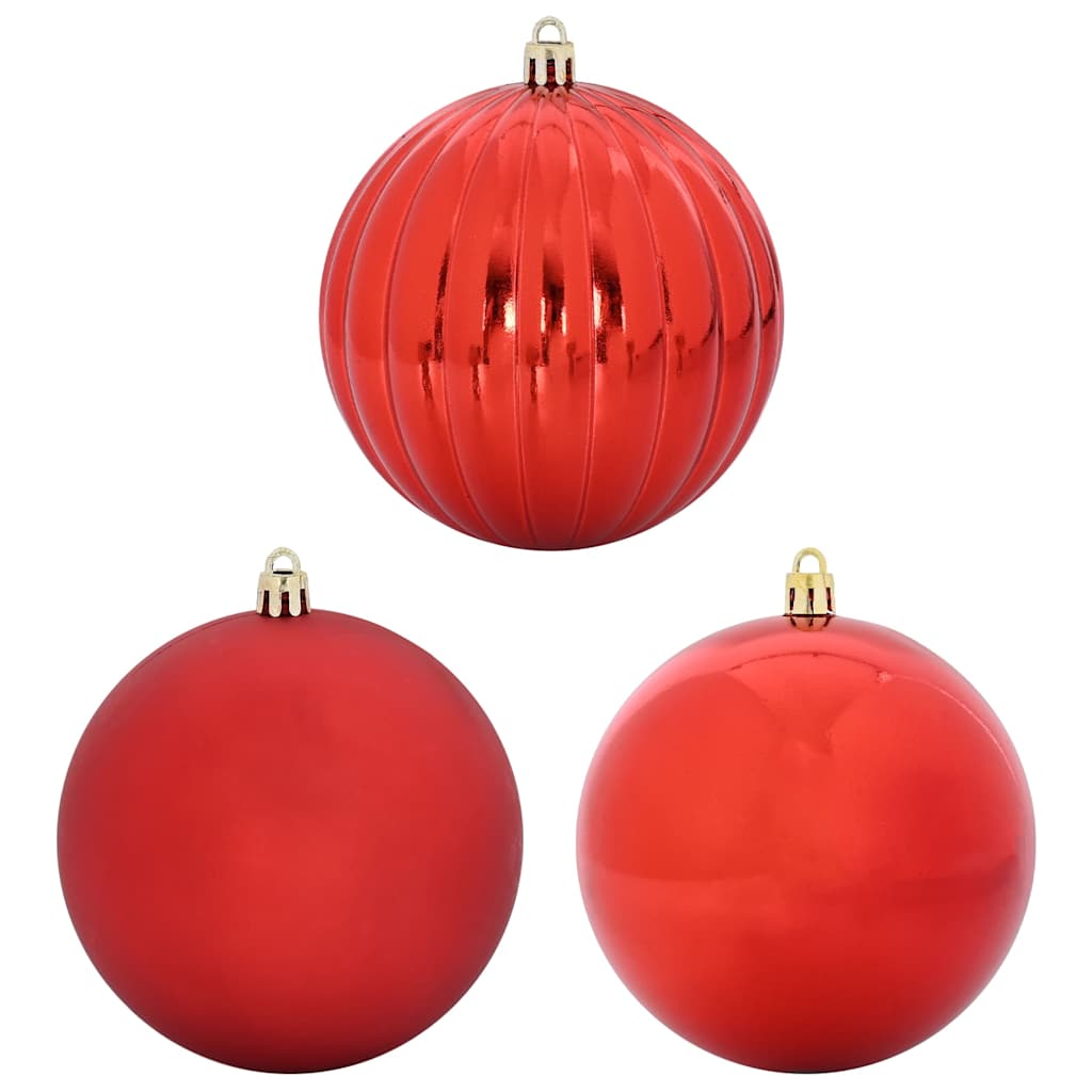 Julepyntsett XXL 4 pcs Rød Plast