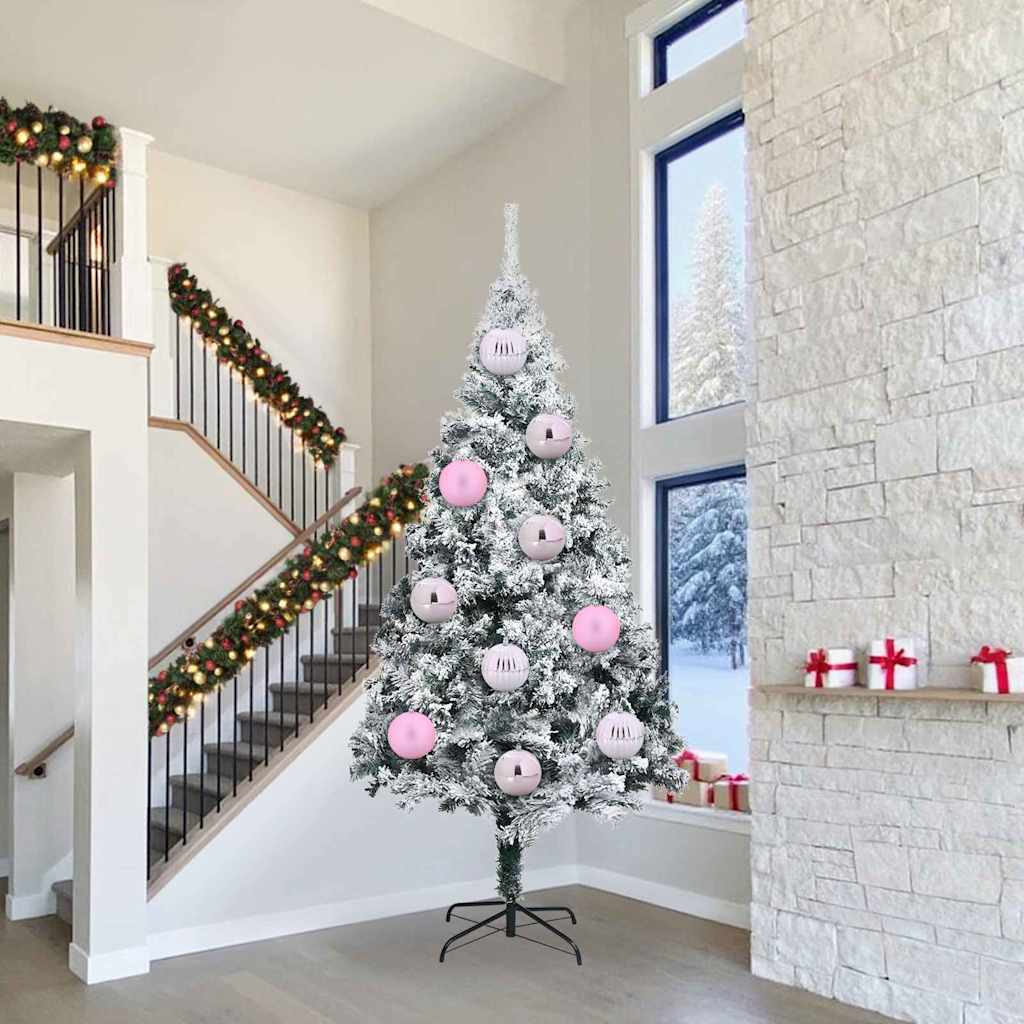 Julekule Sett XXL 3 stk. Rosa Plast