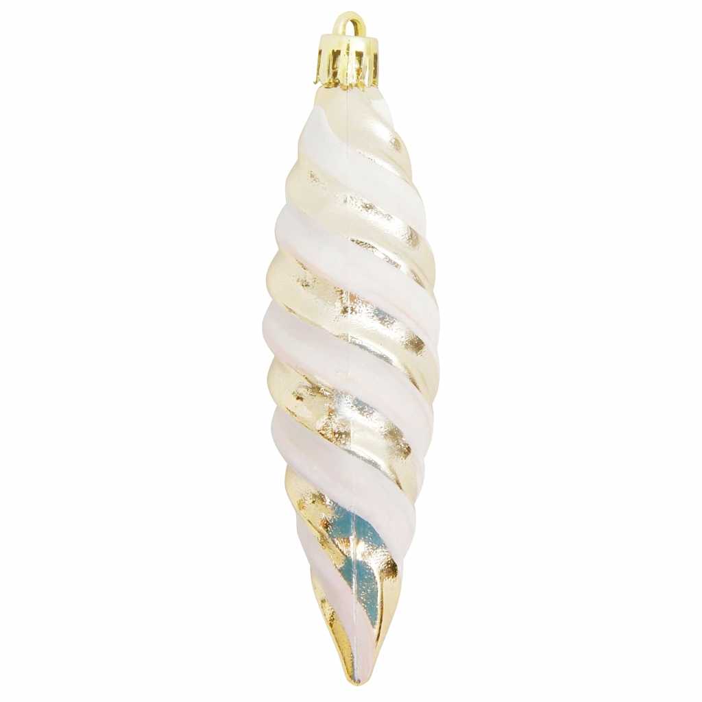 Jule Spiralformet Kule 40 pcs champagne Plast
