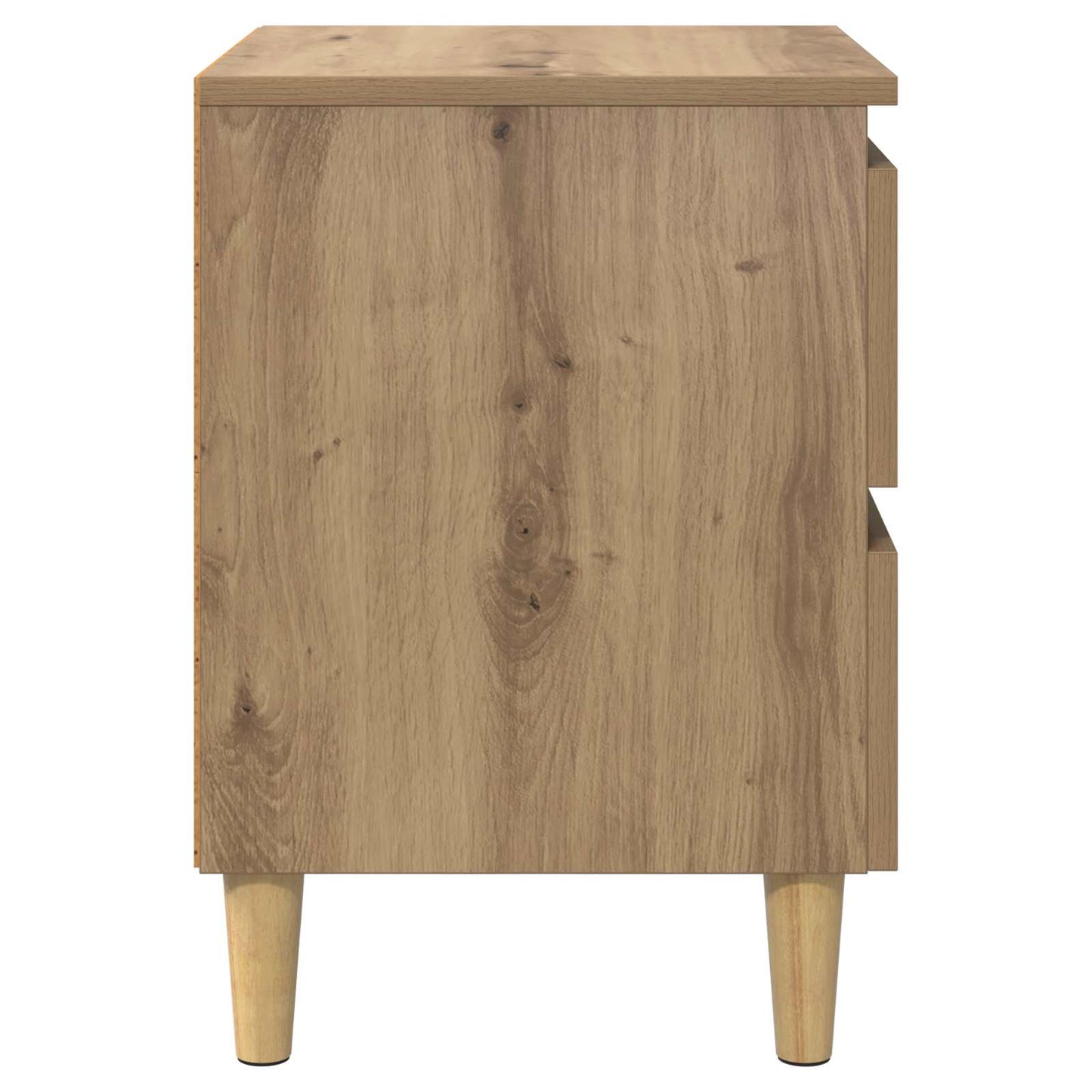 Sengeskap med skuff Artisan Eik 40 x 35 x 50 cm Konstruert tre