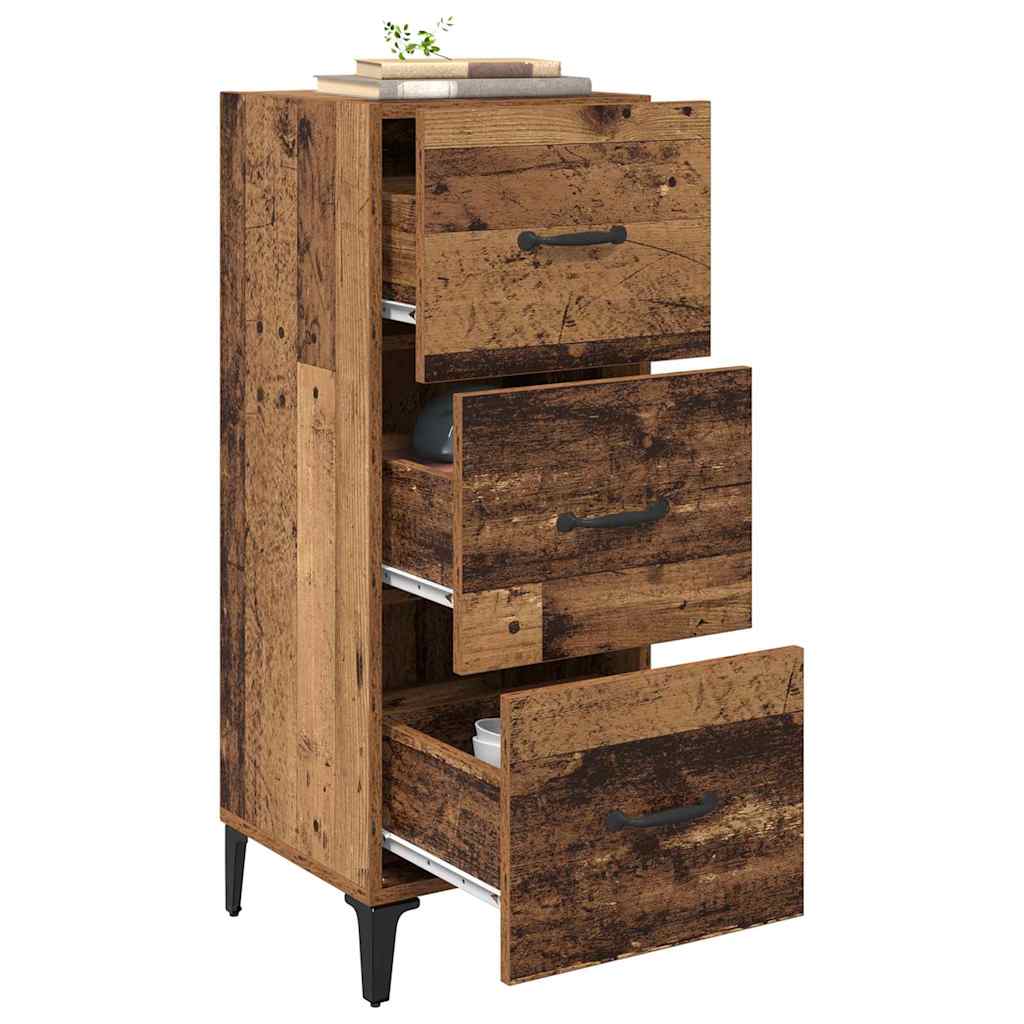 Serviesskap Gamle tre 34,5 x 34 x 90 cm Konstruert tre