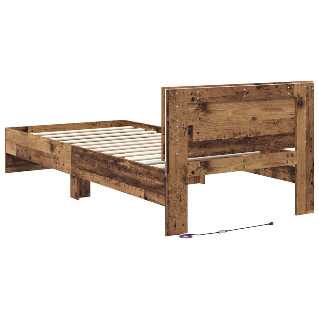 Sengestamme Gamle tre 100 x 200 cm Konstruert tre