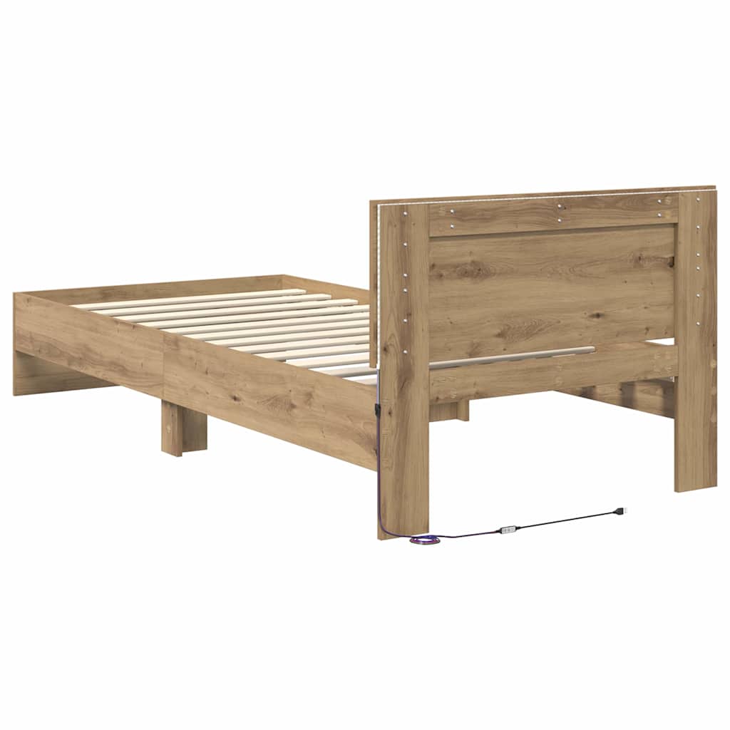 Sengestamme Artisan Eik 90 x 190 cm Konstruert tre