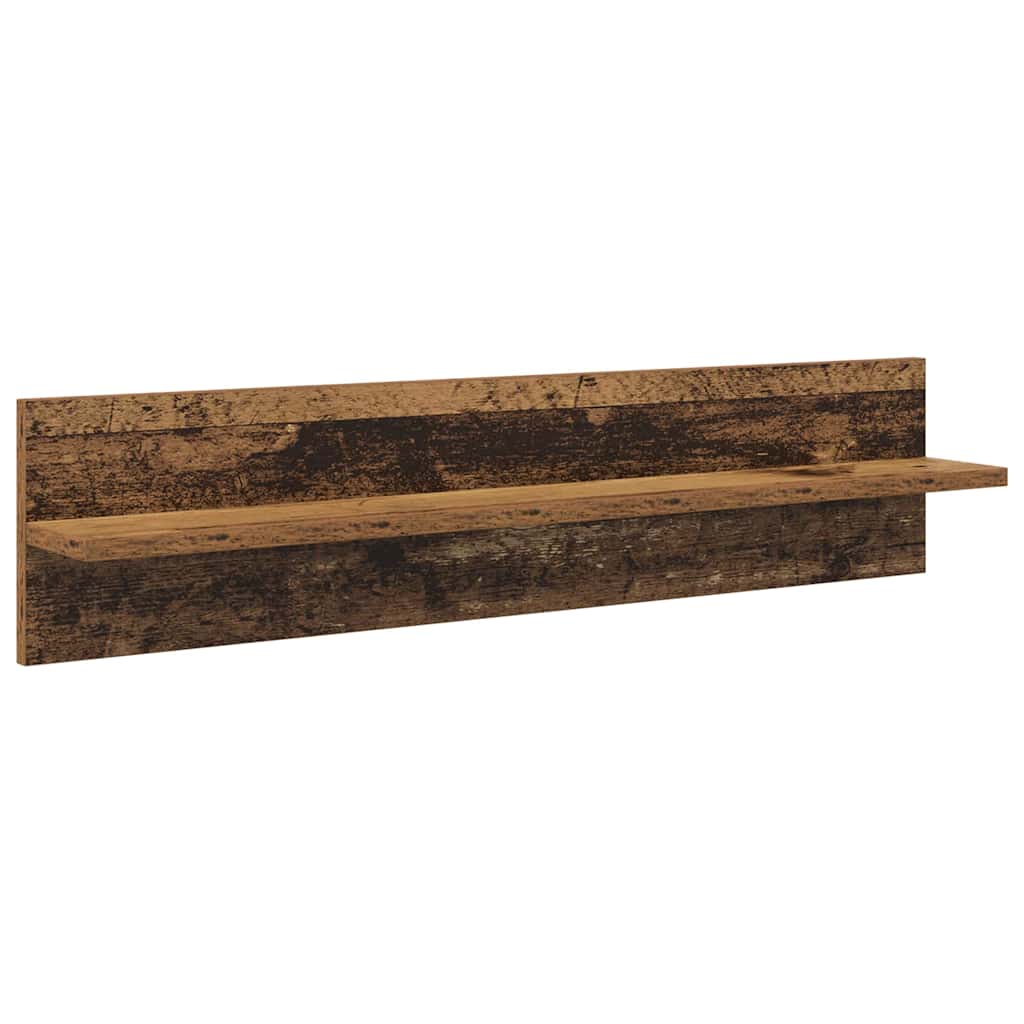 Vegghyller 4 pcs Gamle tre 80 x 11,5 x 18 cm Konstruert tre