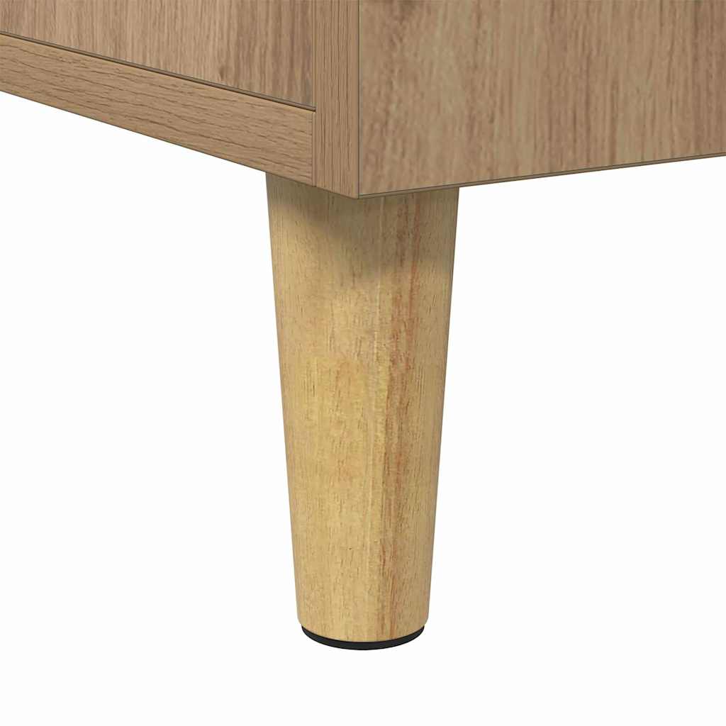 Skrivebord med dør Artisan Eik 140 x 50 x 75 cm Konstruert tre