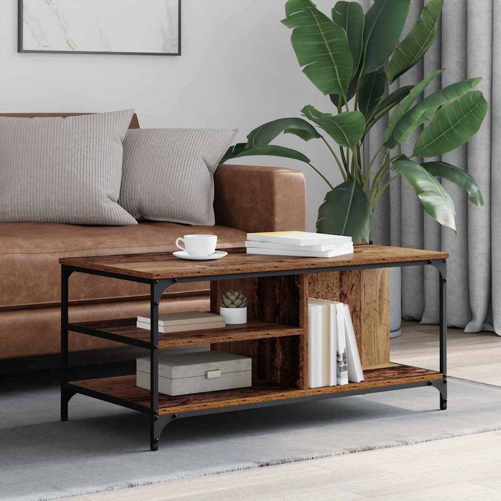 Kaffebord Gamle tre 100 x 50 x 45 cm Konstruert tre