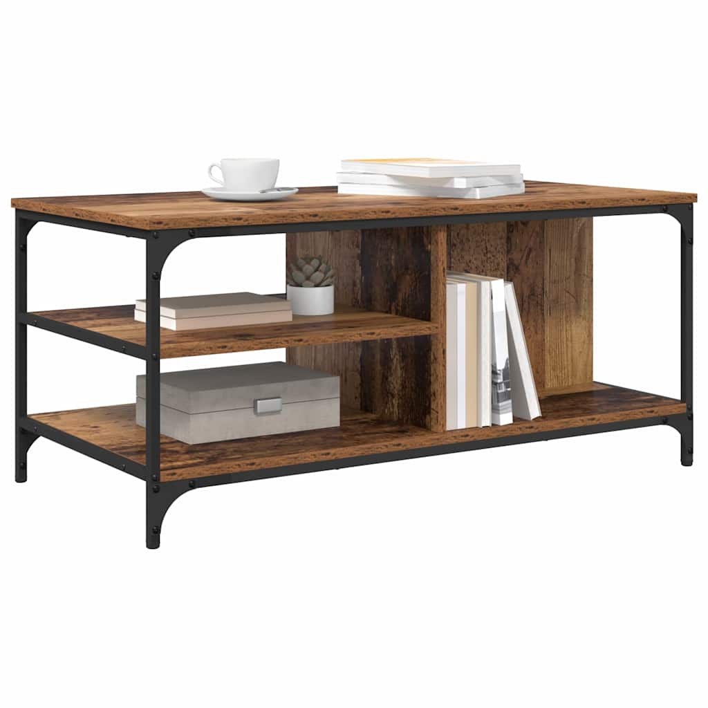 Kaffebord Gamle tre 100 x 50 x 45 cm Konstruert tre