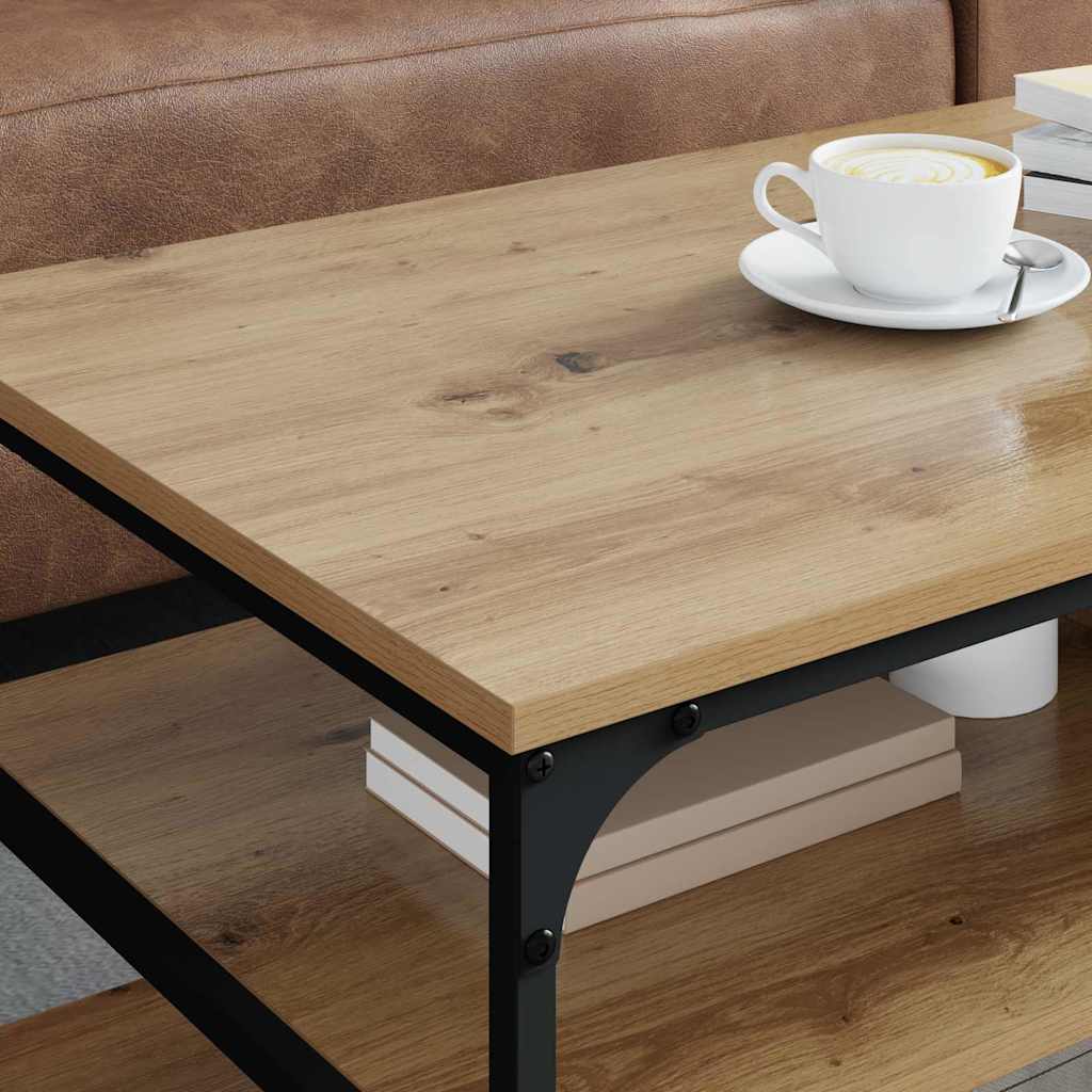 Kaffebord Artisan Eik 100 x 50 x 45 cm Konstruert tre