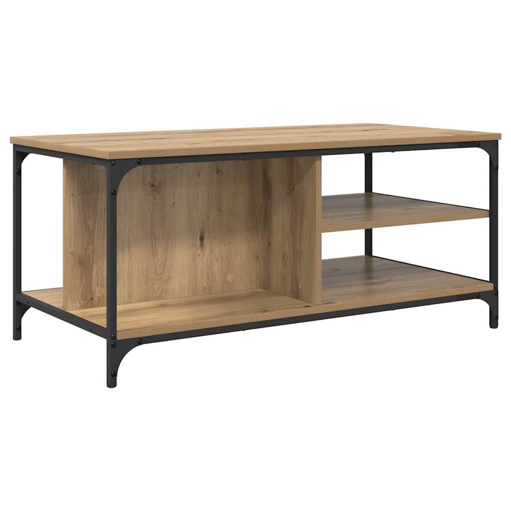 Kaffebord Artisan Eik 100 x 50 x 45 cm Konstruert tre