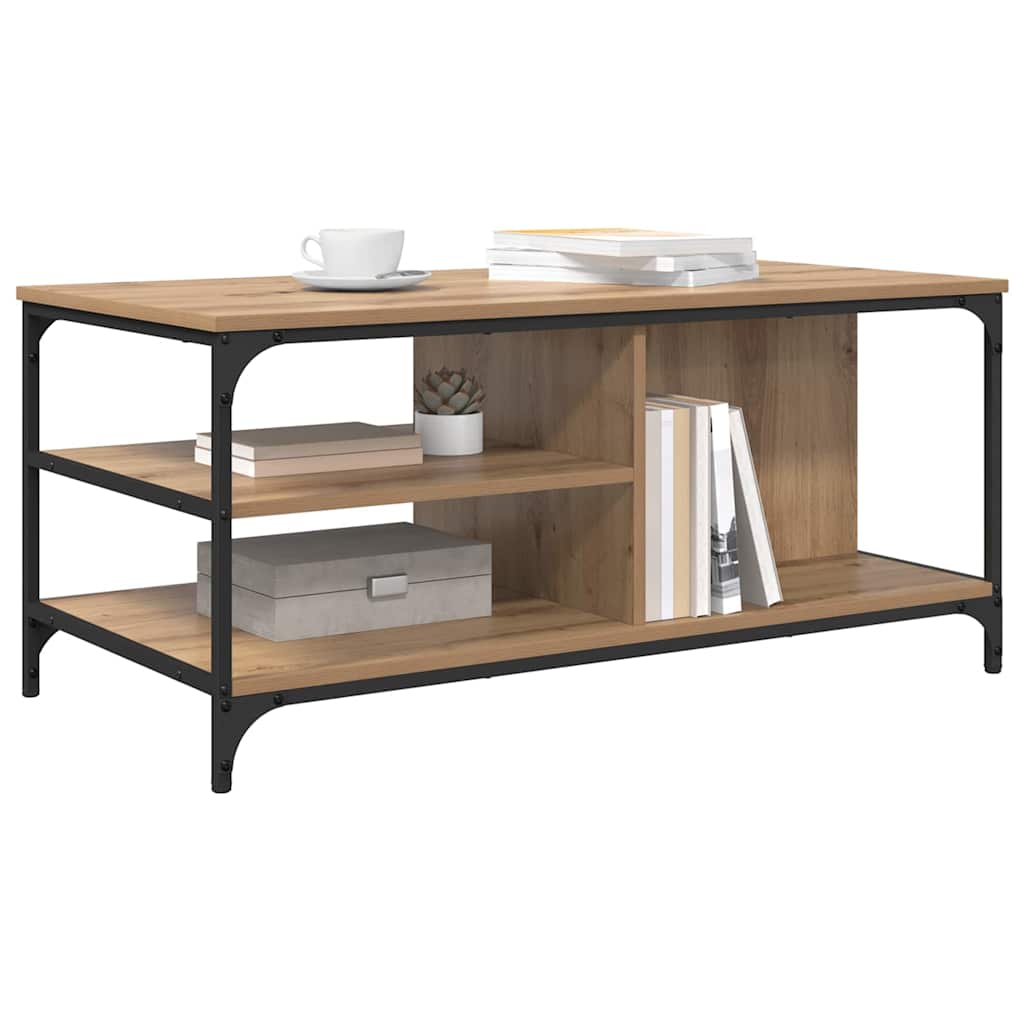 Kaffebord Artisan Eik 100 x 50 x 45 cm Konstruert tre