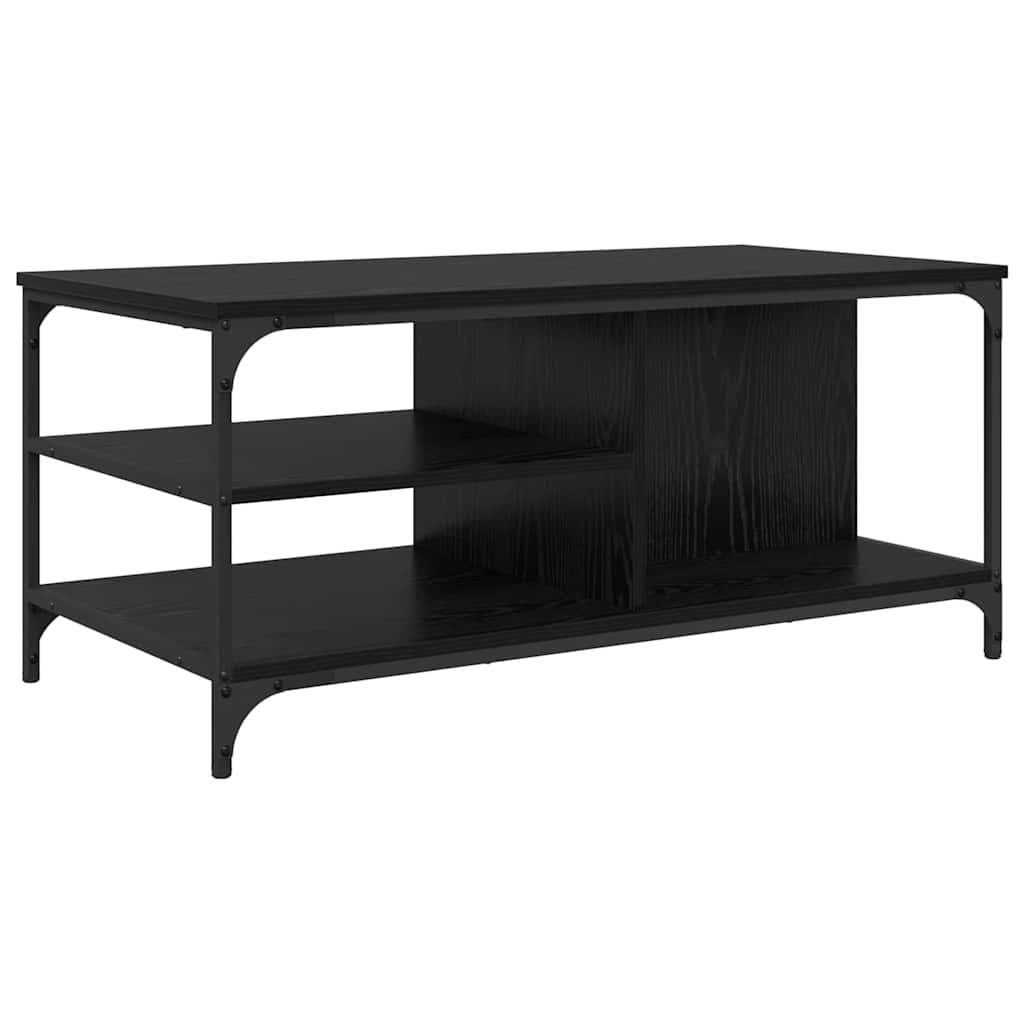 Kaffebord Svart Eik 100 x 50 x 45 cm Konstruert tre