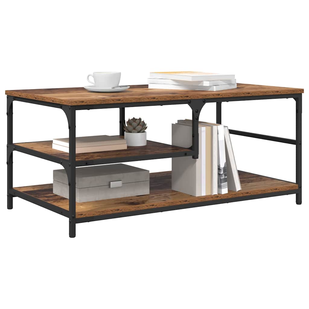 Kaffebord Gamle tre 90 x 49 x 40 cm Konstruert tre