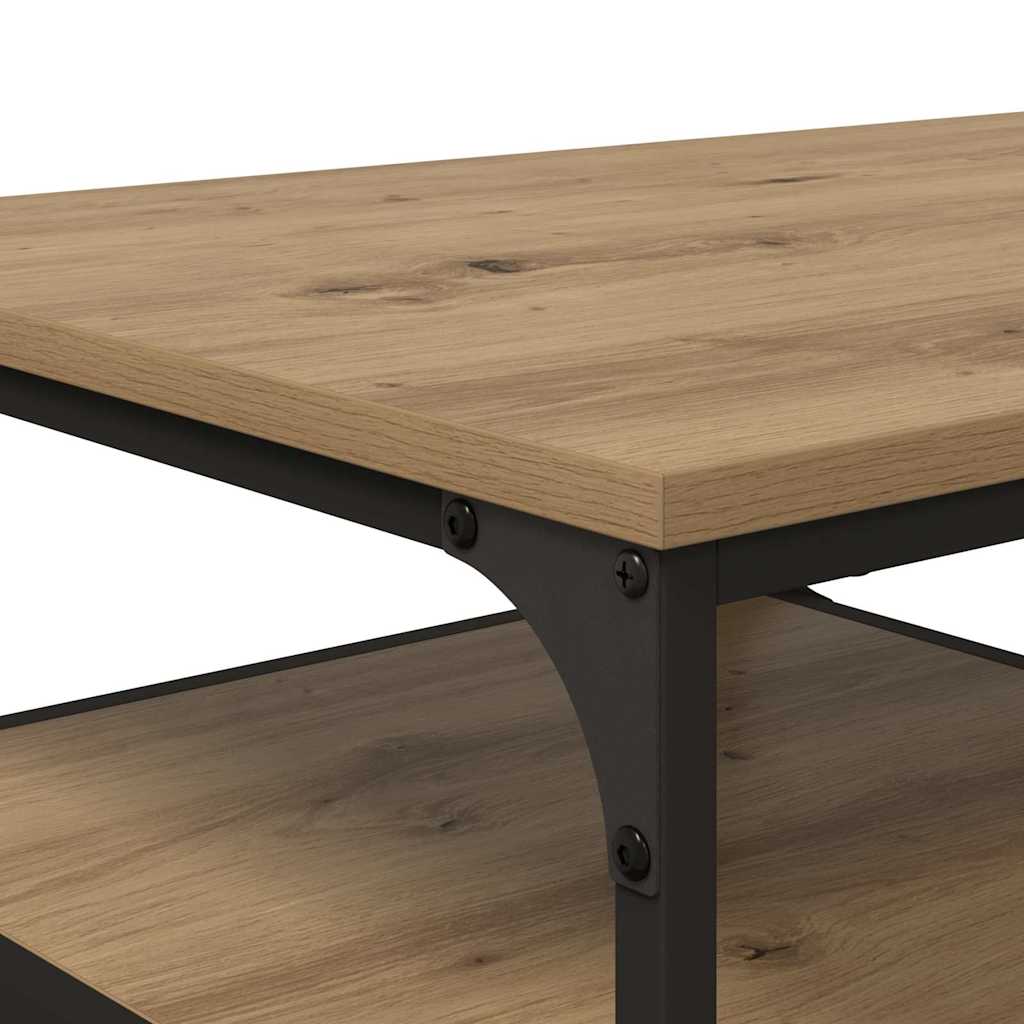 Kaffebord Artisan Eik 90 x 49 x 40 cm Konstruert tre