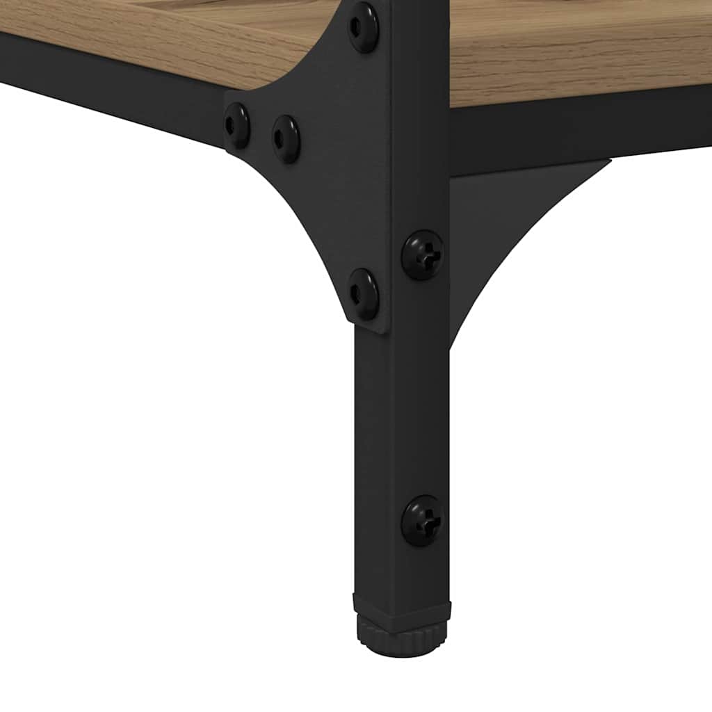 Skrivebord Artisan Eik 140 x 50 x 75 cm Konstruert tre
