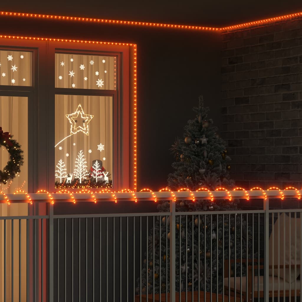 Lyskabel med 120 LED Varmhvit 5 m PVC
