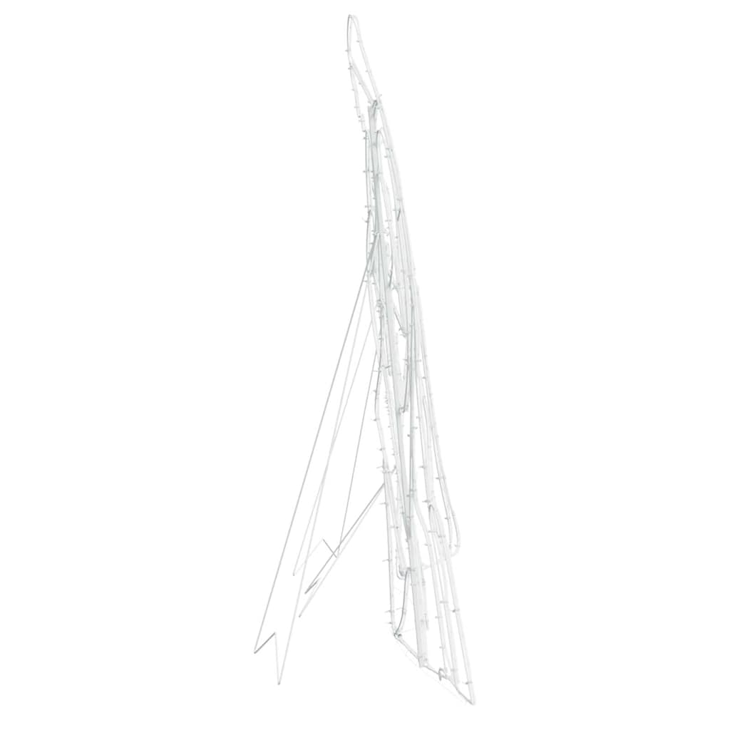 Belyst Nativitetsscene med 550 LED Flerfarget 112 x 71,5 cm PVC