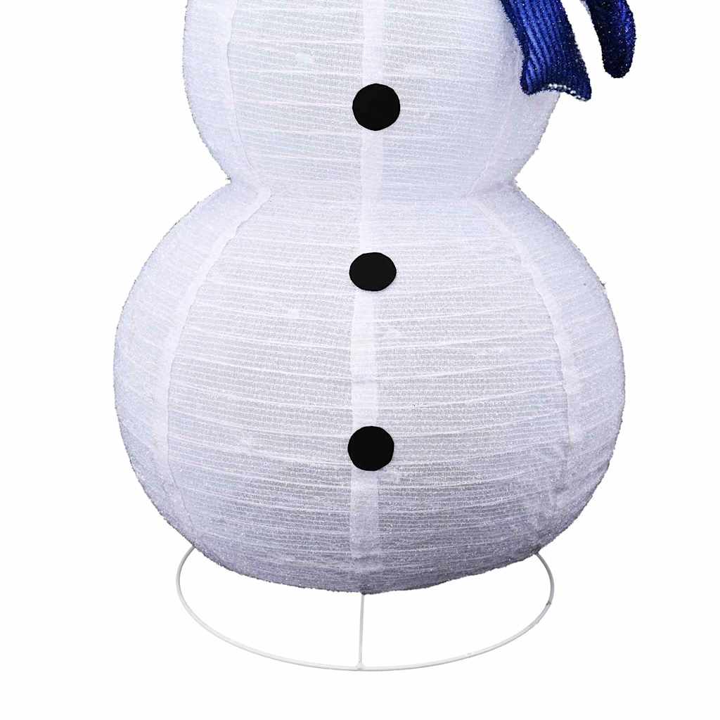 Jule Snømann Familie med 270 LED 3 pcs Varmhvit stoff