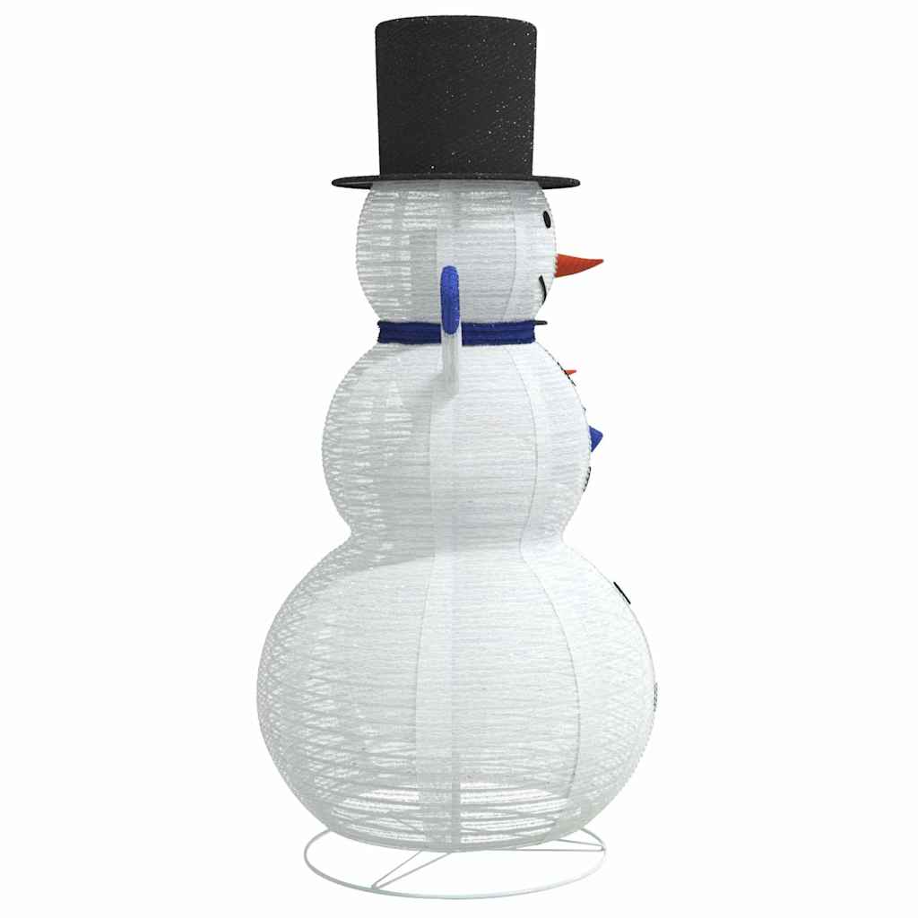 Jule Snømann Familie med 270 LED 3 pcs Varmhvit stoff
