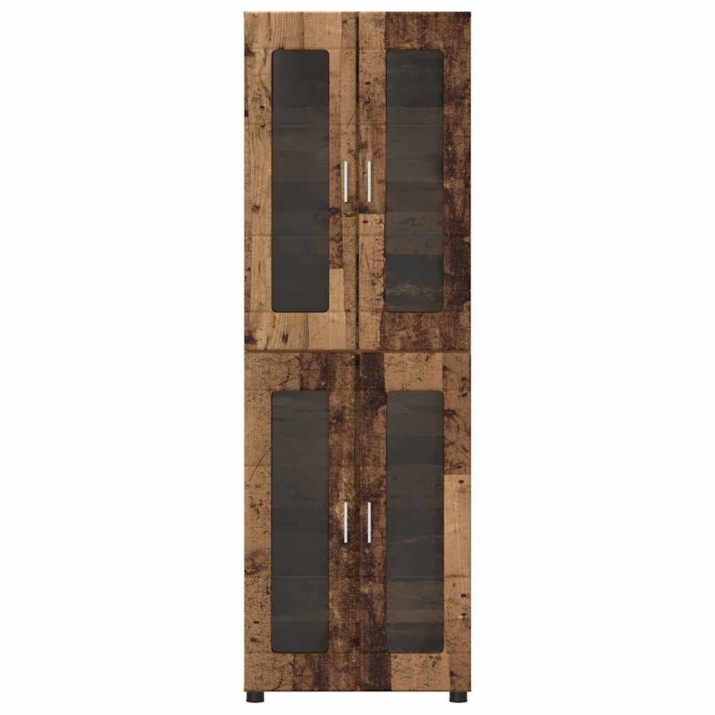 Høyskap FLORIN Gammelt tre 60 x 35 x 182 cm Konstruert tre