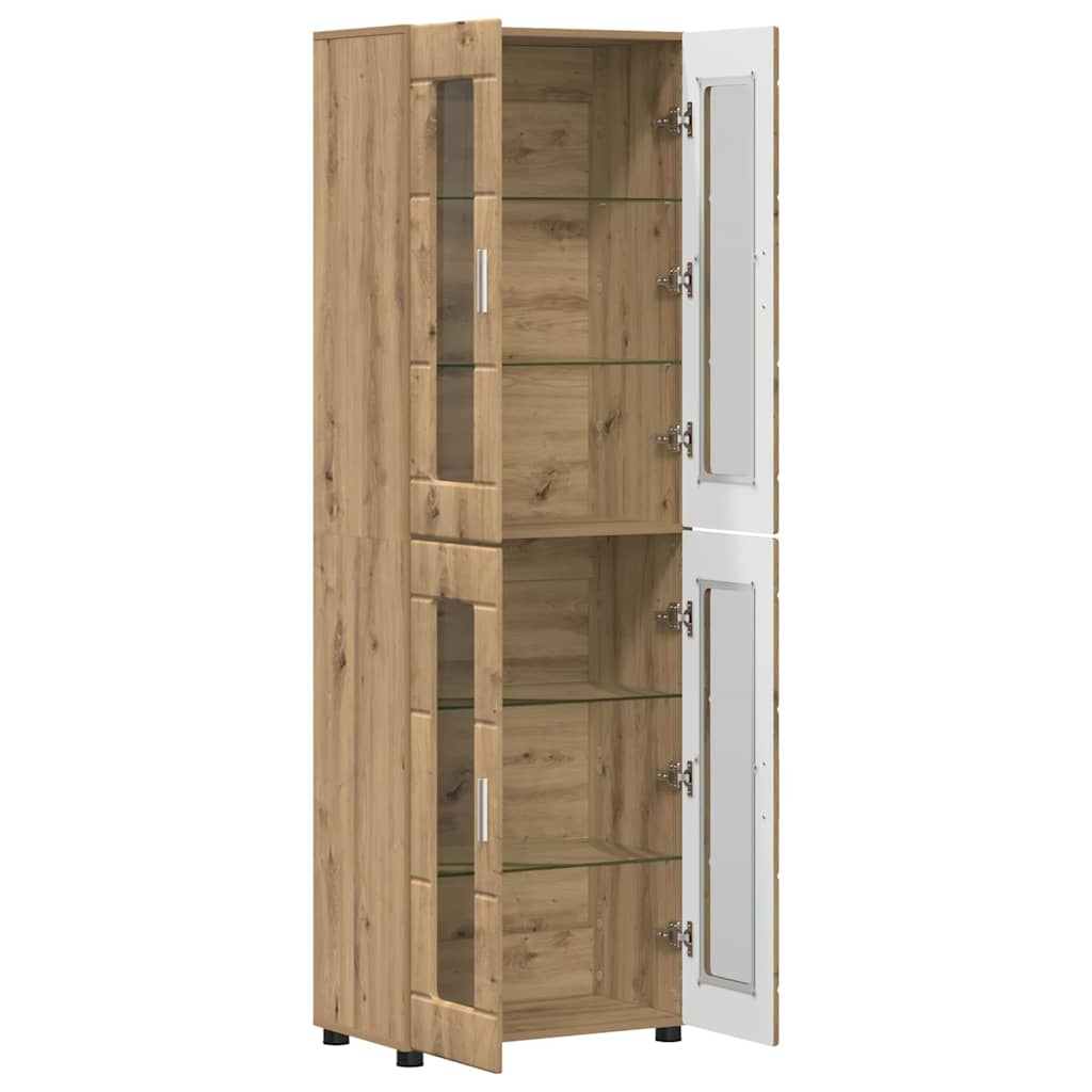 Høyskap FLORIN Artisan Eik 60 x 35 x 182 cm Konstruert tre