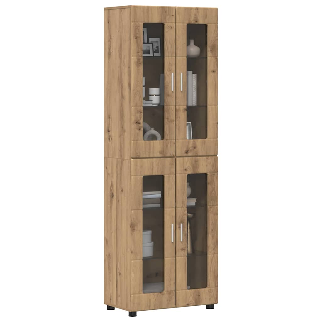 Høyskap FLORIN Artisan Eik 60 x 35 x 182 cm Konstruert tre