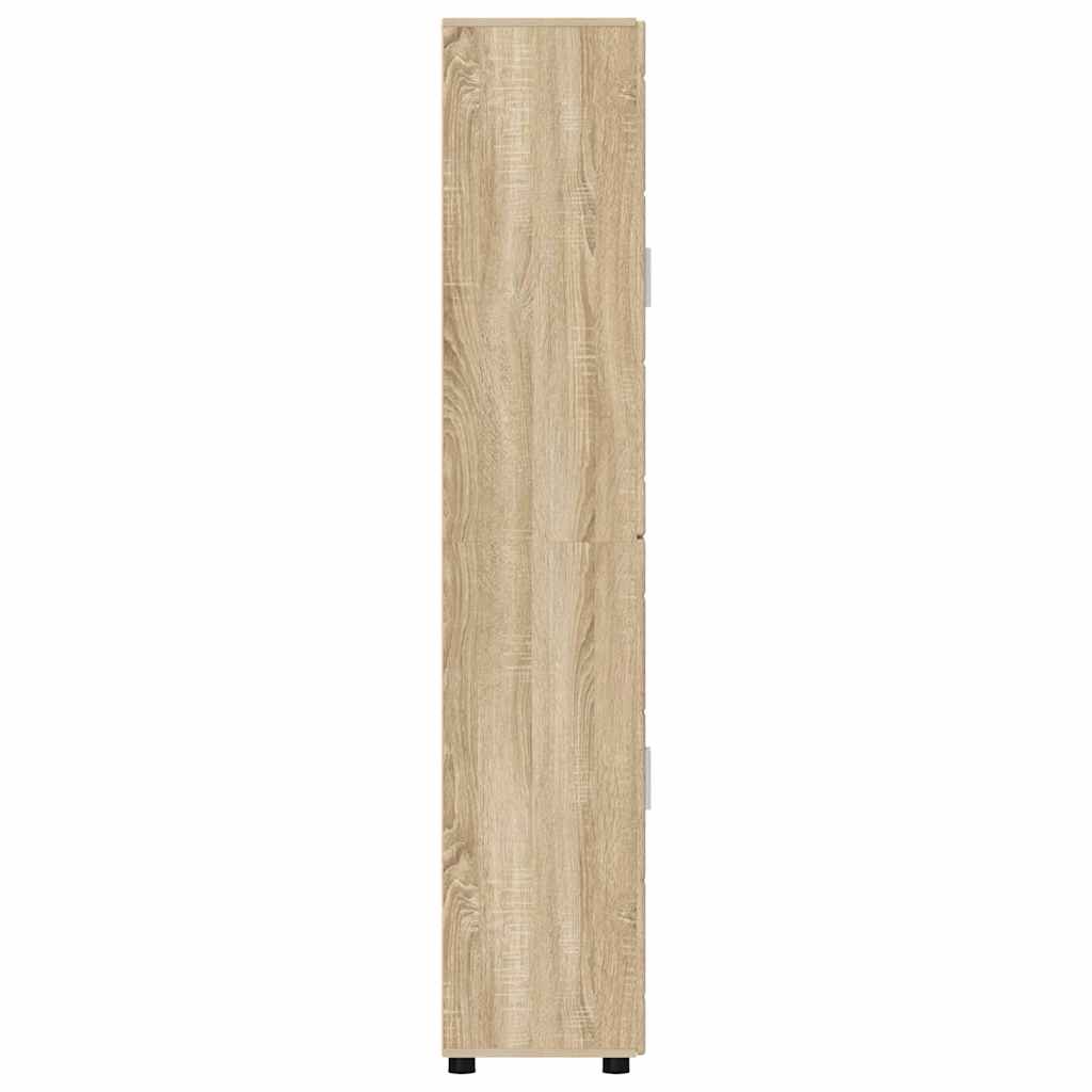 Høyskap FLORIN Sonoma eik 60 x 35 x 182 cm Konstruert tre