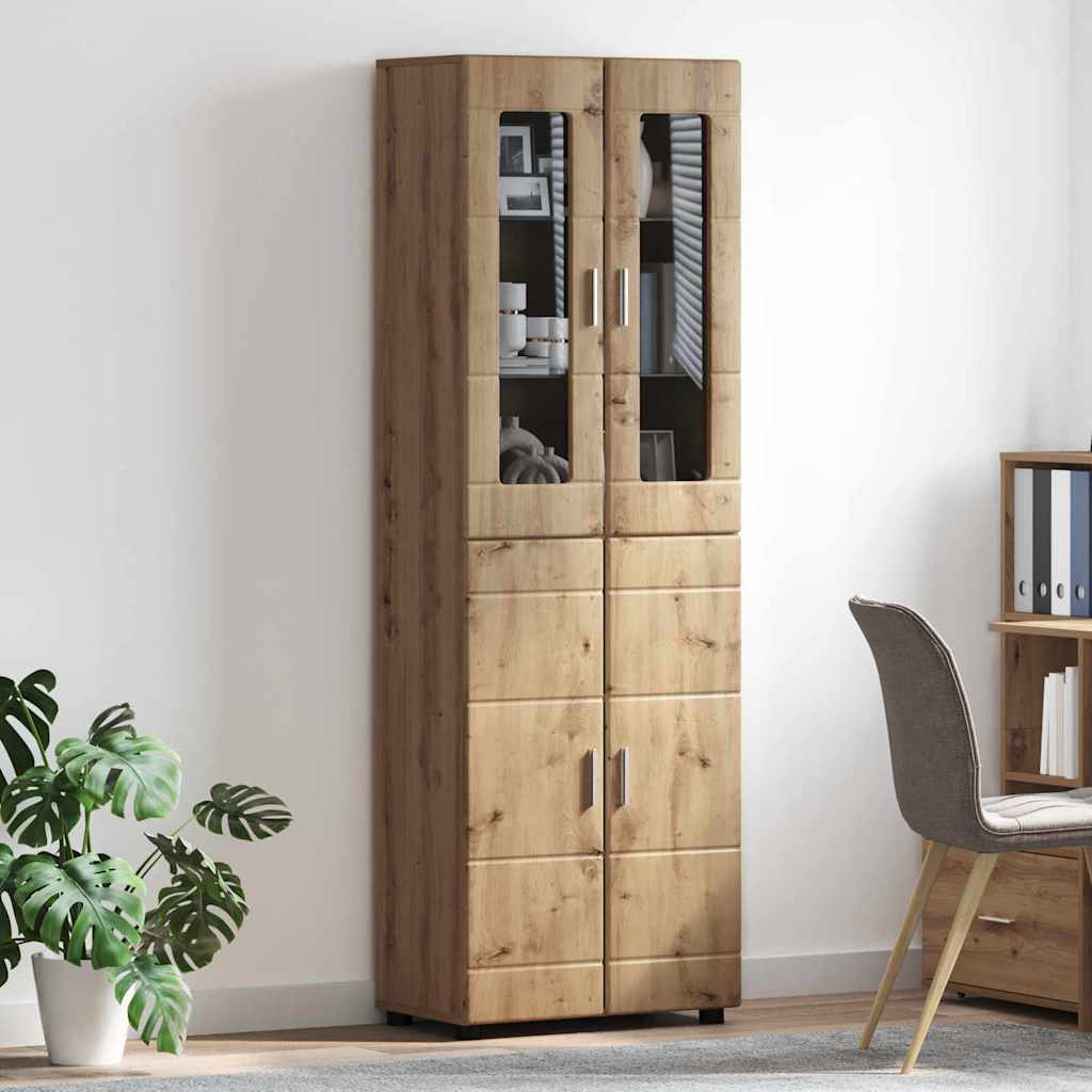 Høyskap FLORIN Artisan Eik 60 x 35 x 182 cm Konstruert tre