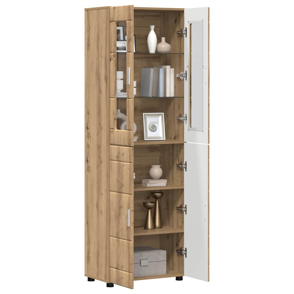 Høyskap FLORIN Artisan Eik 60 x 35 x 182 cm Konstruert tre