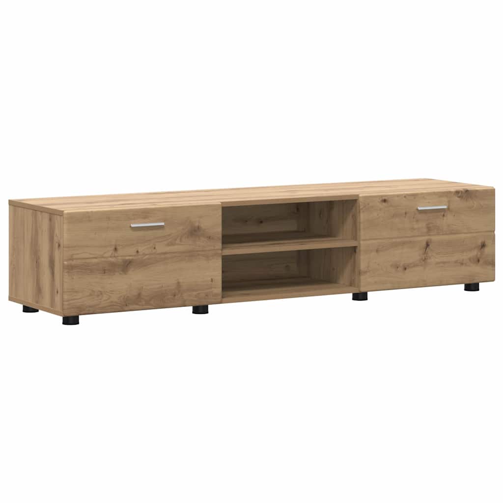 TV-benksett med skuff FLORIN 3 pcs Artisan Eik Konstruert tre