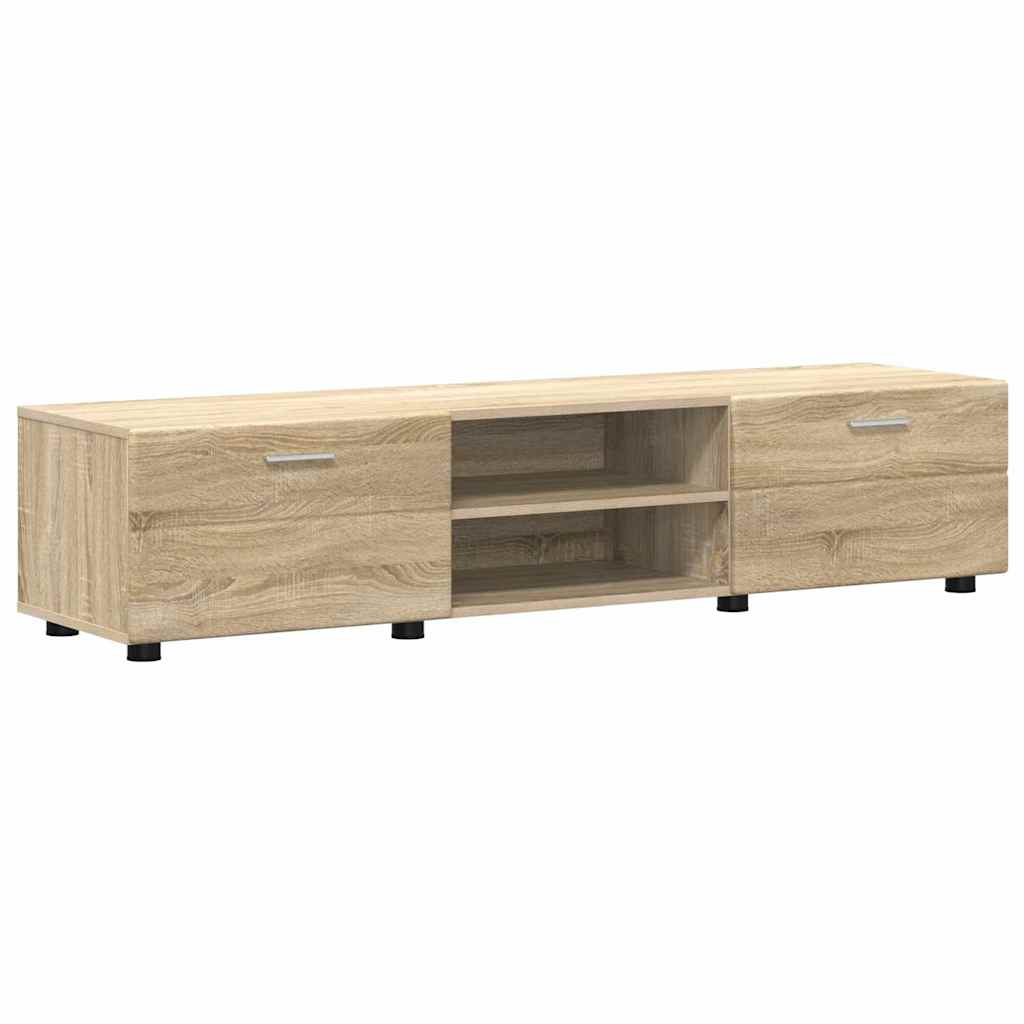 TV-benksett med skuff FLORIN 3 pcs Sonoma eik Konstruert tre