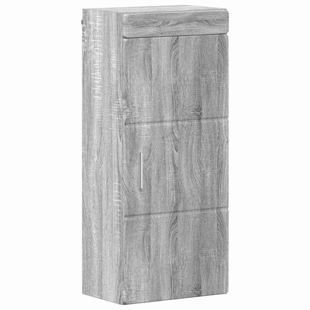 Baderomsinnredningssett TULUM 4 pcs Grå Sonoma 60 x 34 x 63 cm