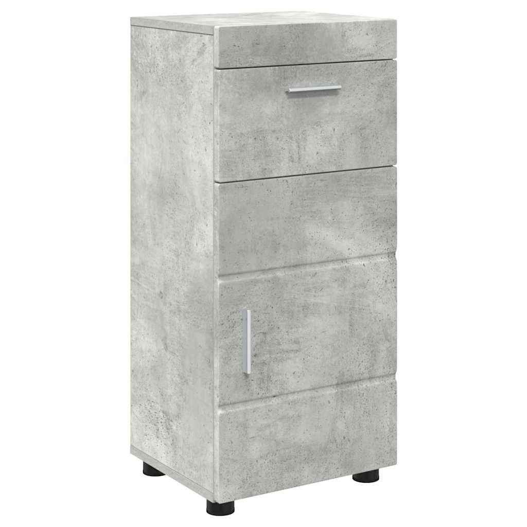 Baderomsinnredningssett TULUM 5 pcs Betonggrå 60 x 34 x 63 cm