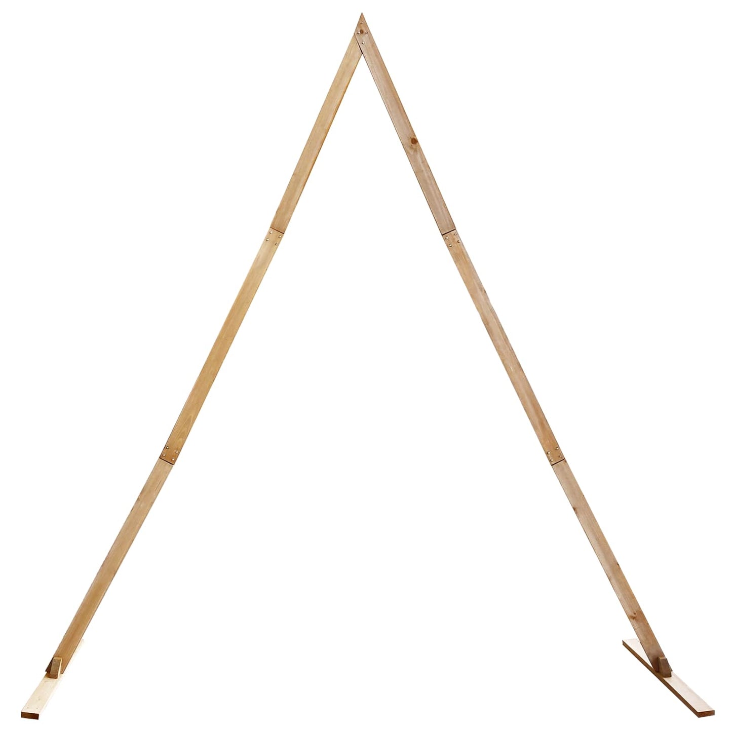 Bryllupsbue Lys Brun 202 x 95 x 254 cm Massiv furu vidaXL
