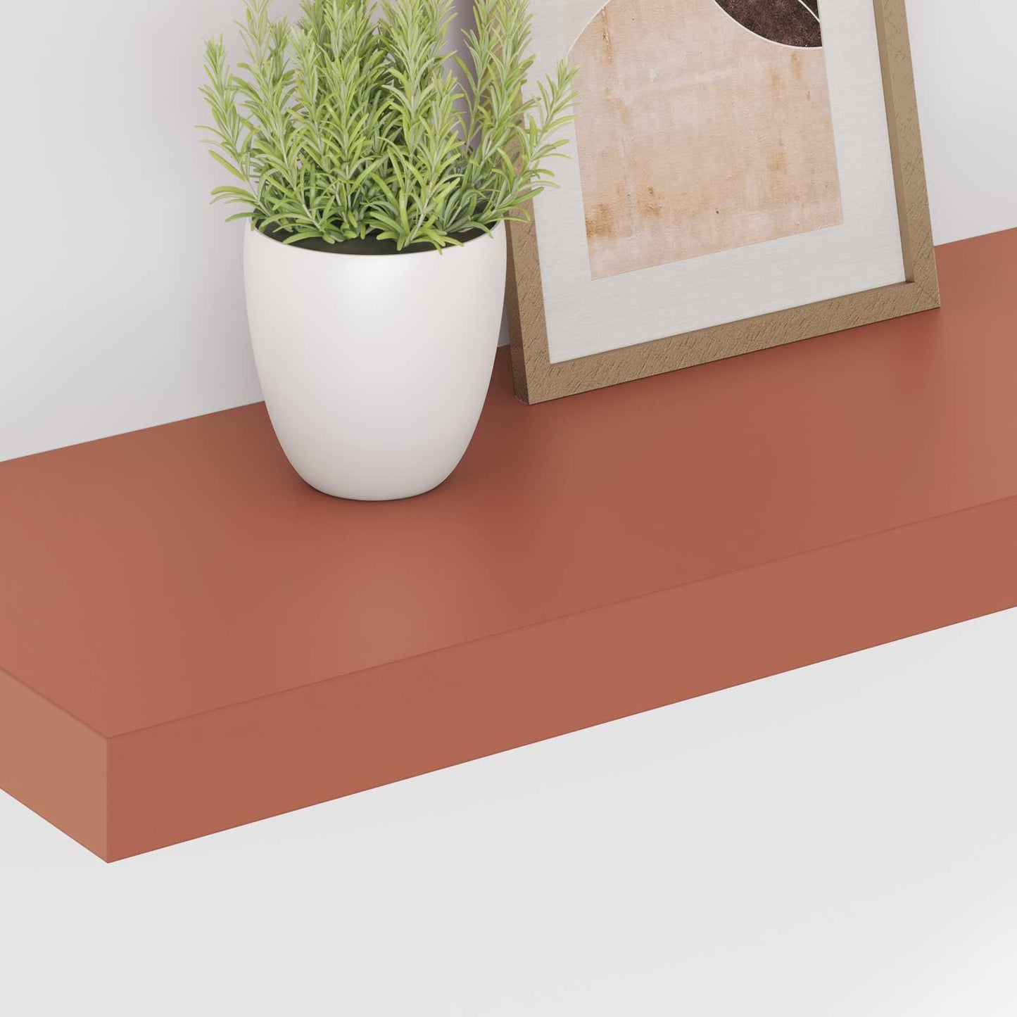 Vegghylle Veggmontert 2 pcs Rød 60 x 23 x 4 cm Konstruert tre