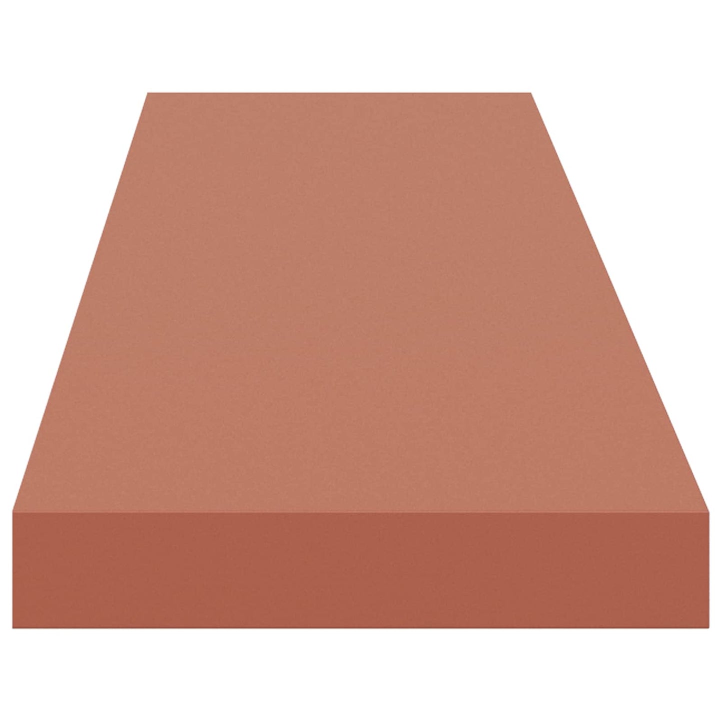 Vegghylle 2 pcs Rød 120 x 23,5 x 4 cm Konstruert tre