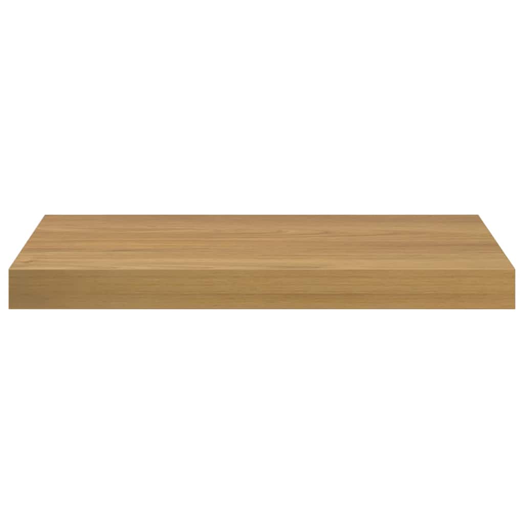 Vegghylle Veggmontert 2 pcs Brun 50 x 23 x 4 cm Konstruert tre