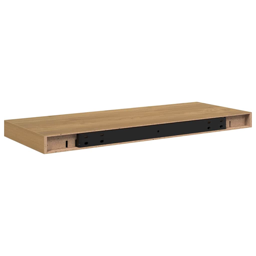 Vegghylle Veggmontert Brun 60 x 23 x 4 cm Konstruert tre