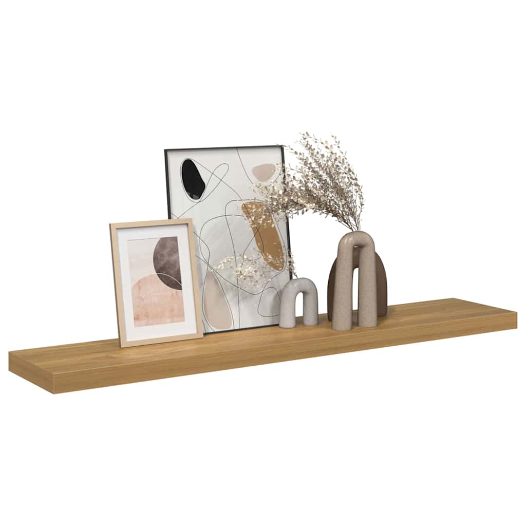 Vegghylle Veggmontert Brun 120 x 23,5 x 3,8 cm Konstruert tre