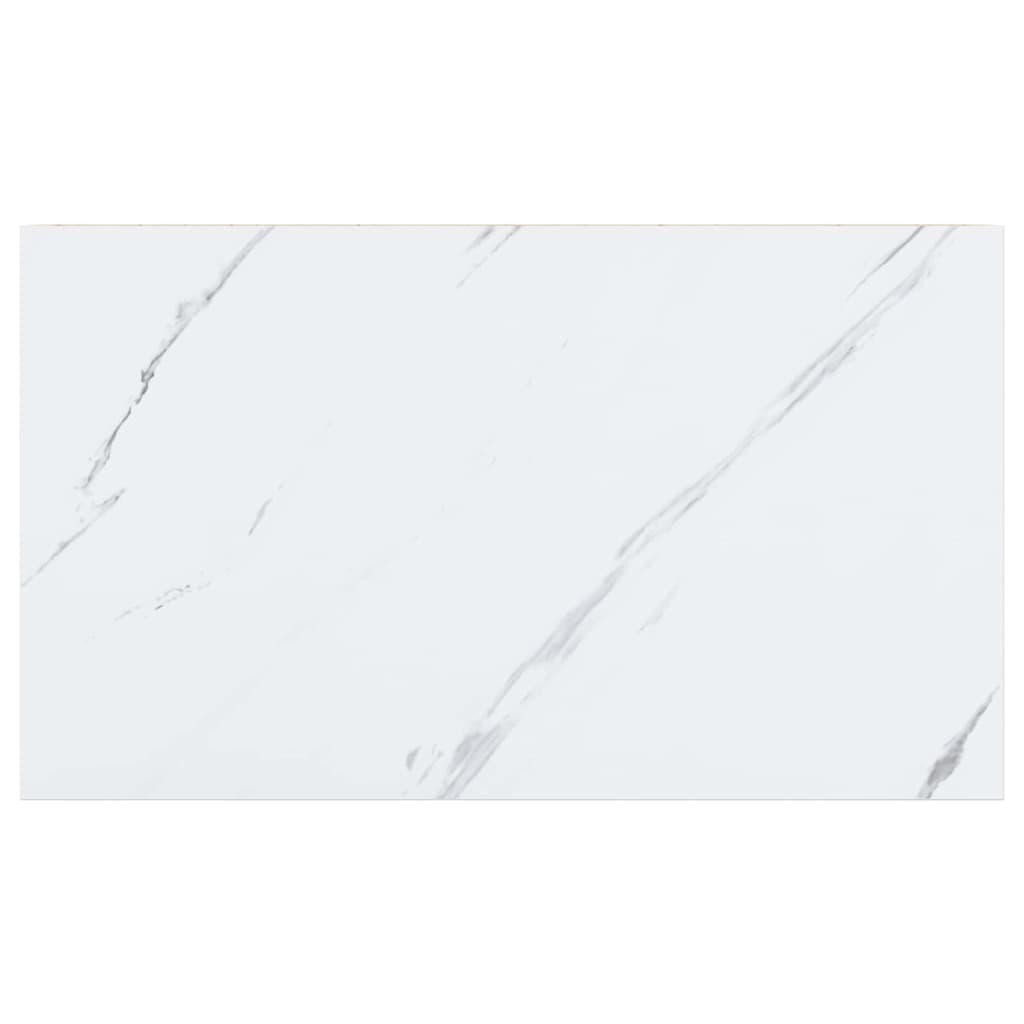 Vegghylle 4 pcs Hvit marmor 40 x 23,5 x 4 cm Konstruert tre