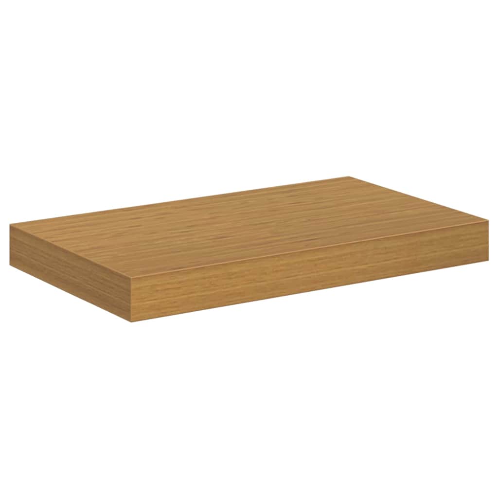 Vegghylle 2 pcs Beige 40 x 23,5 x 4 cm Konstruert tre