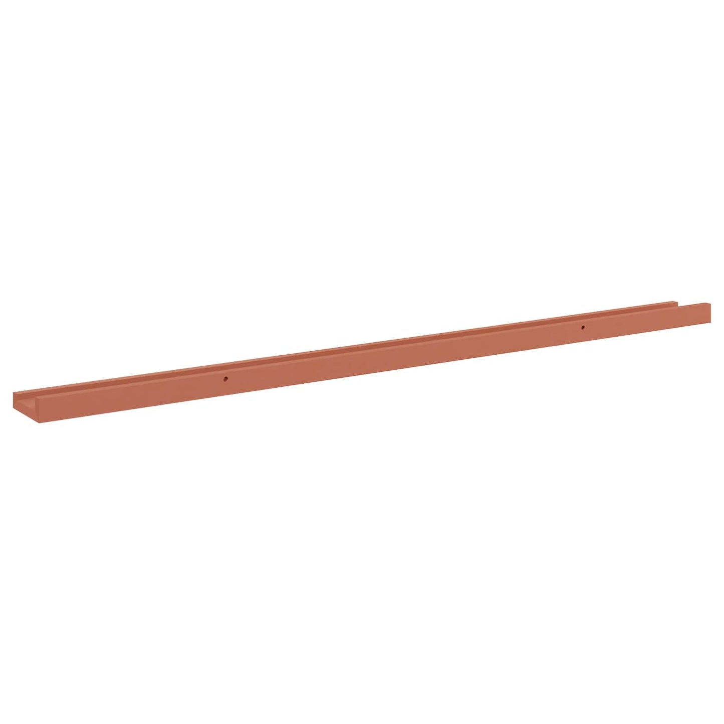 Vegghylle med hylle 2 pcs Rød 115 x 9 x 3 cm Konstruert tre
