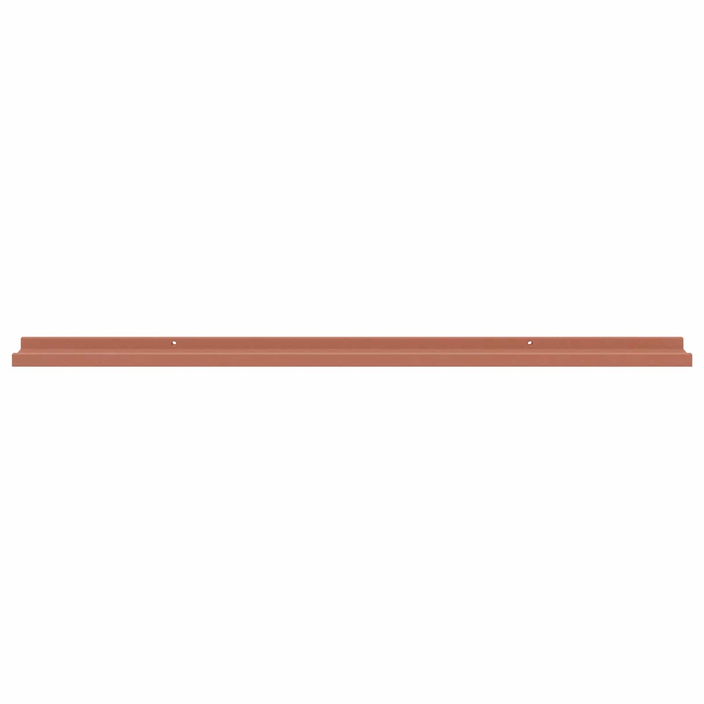 Vegghylle med hylle 2 pcs Rød 115 x 9 x 3 cm Konstruert tre