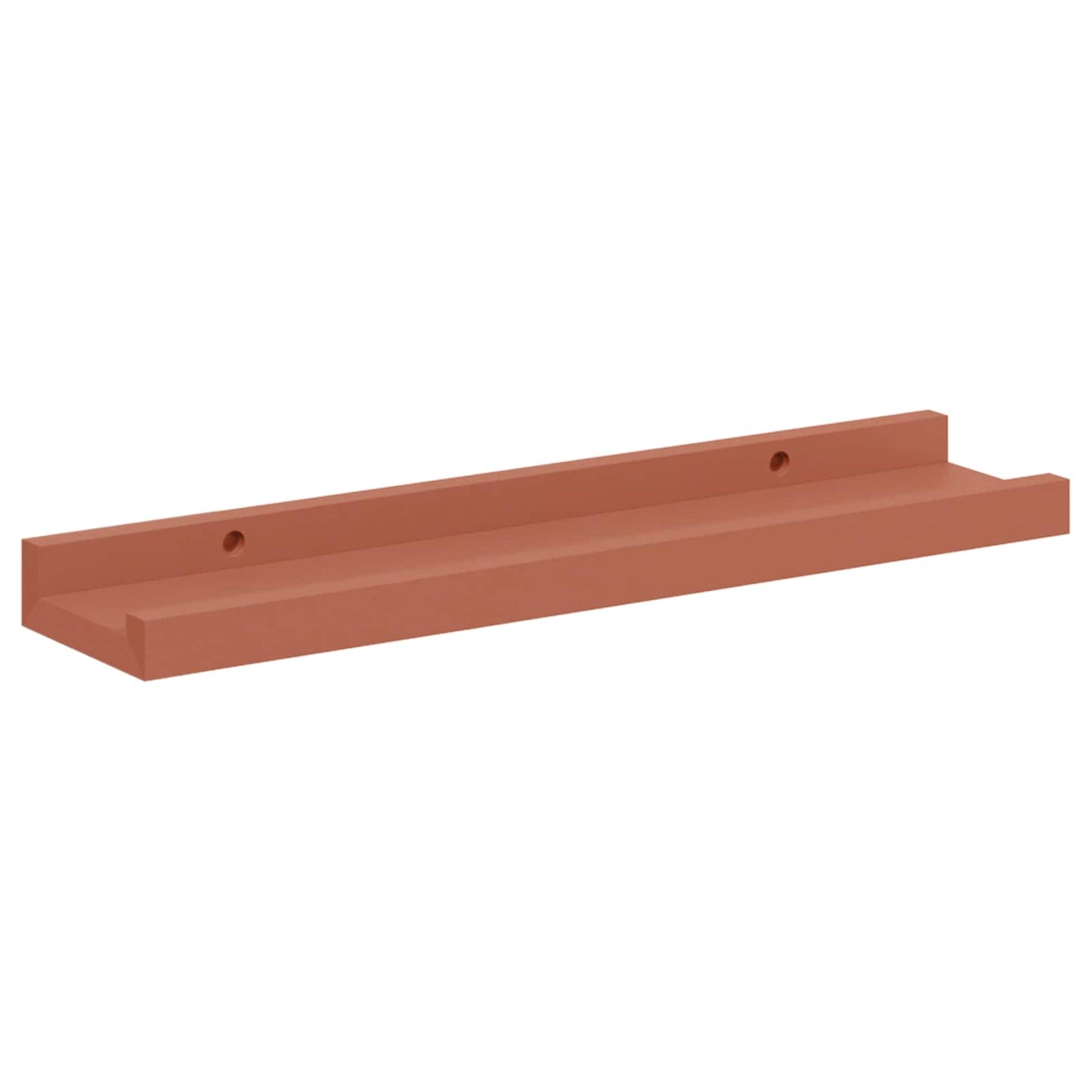 Vegghylle med hylle 4 pcs Rød 40 x 9 x 3 cm Konstruert tre