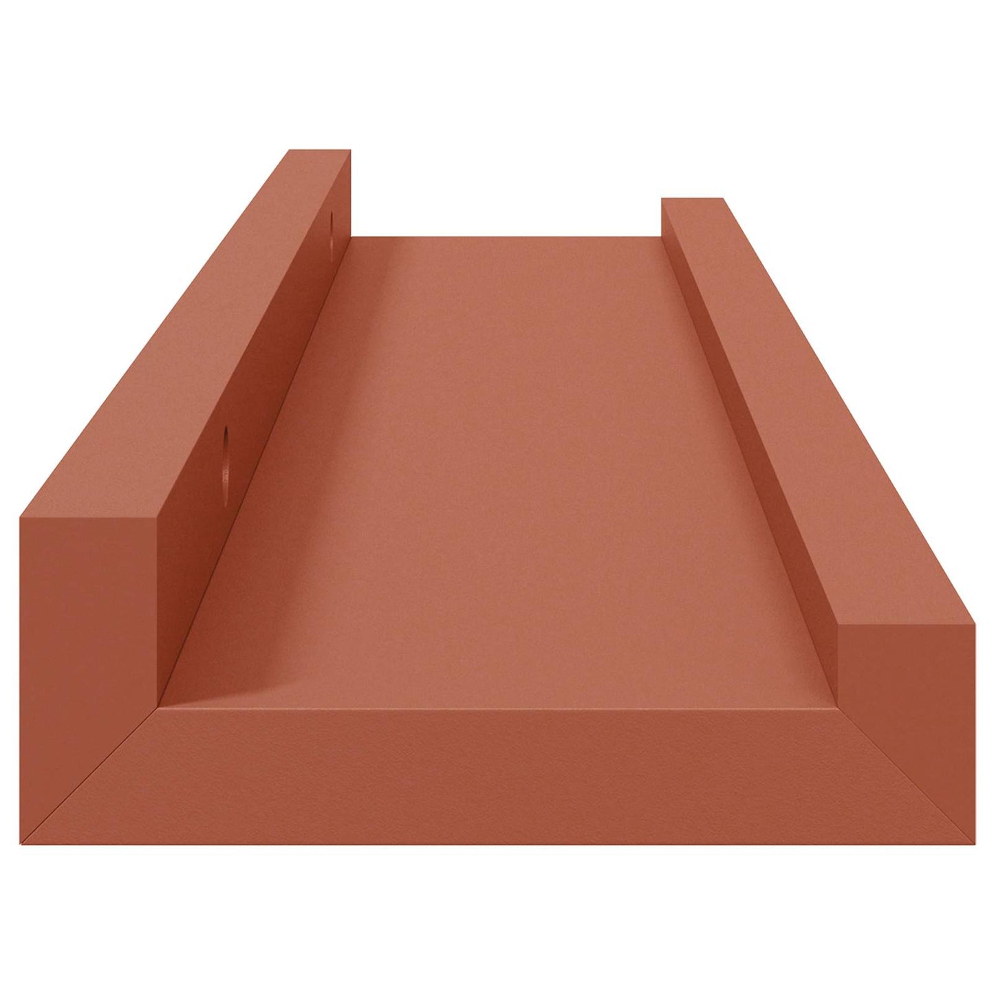 Vegghylle med hylle 4 pcs Rød 40 x 9 x 3 cm Konstruert tre