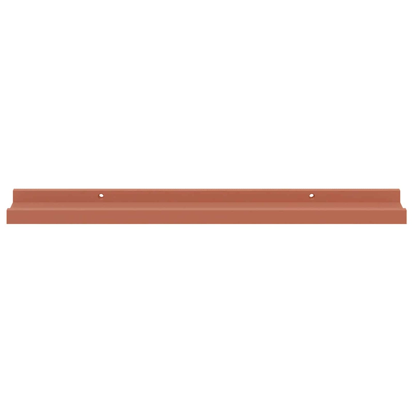 Vegghylle med hylle 4 pcs Rød 60 x 9 x 3 cm Konstruert tre
