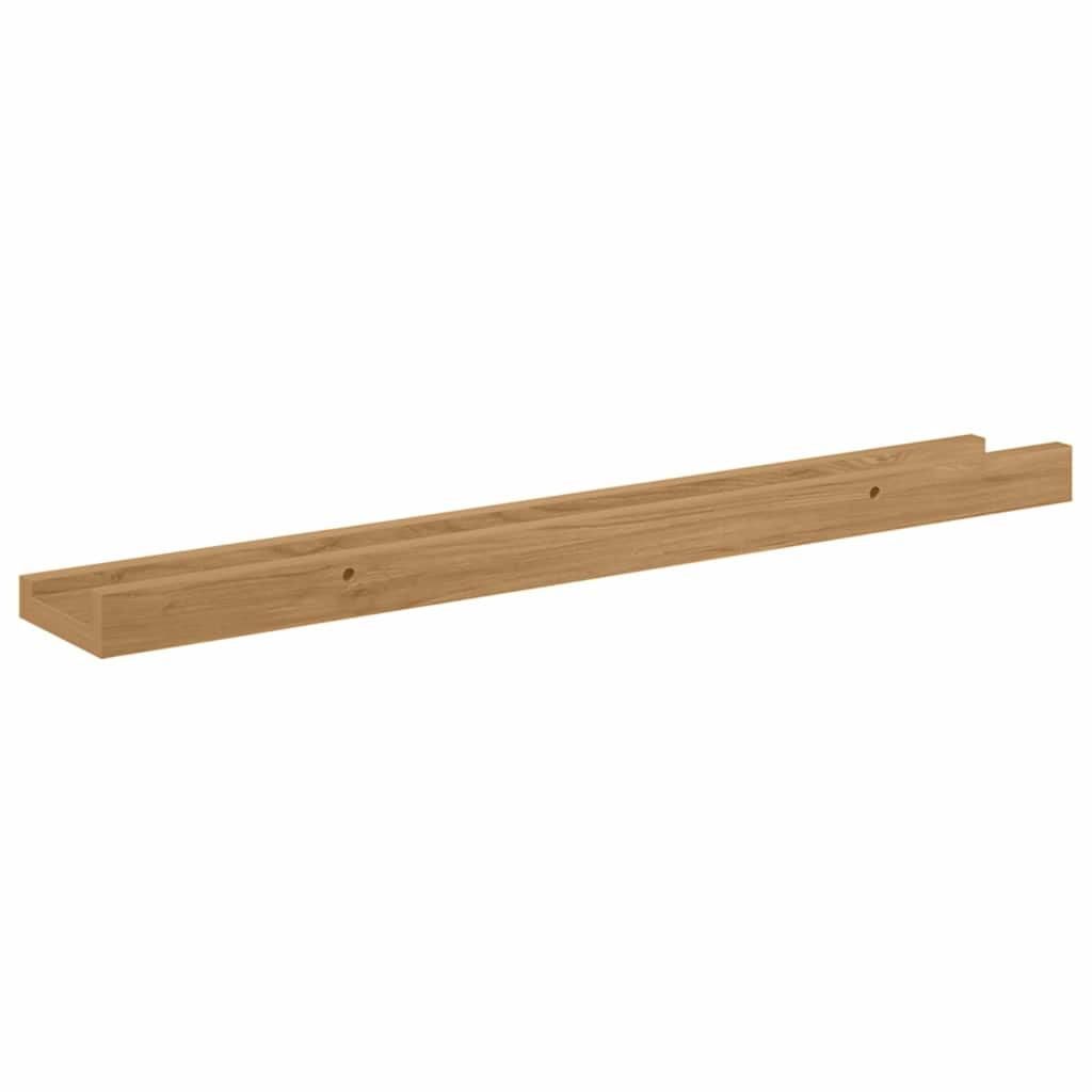 Vegghylle Veggmontert 2 stk. Brun 60 x 9 x 3 cm Konstruert tre